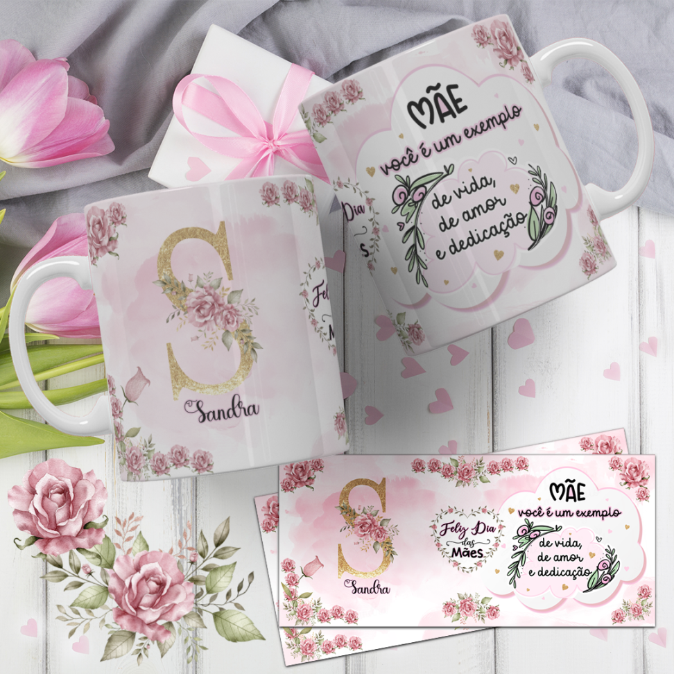 Caneca Alfabeto Mães (pack) - #26