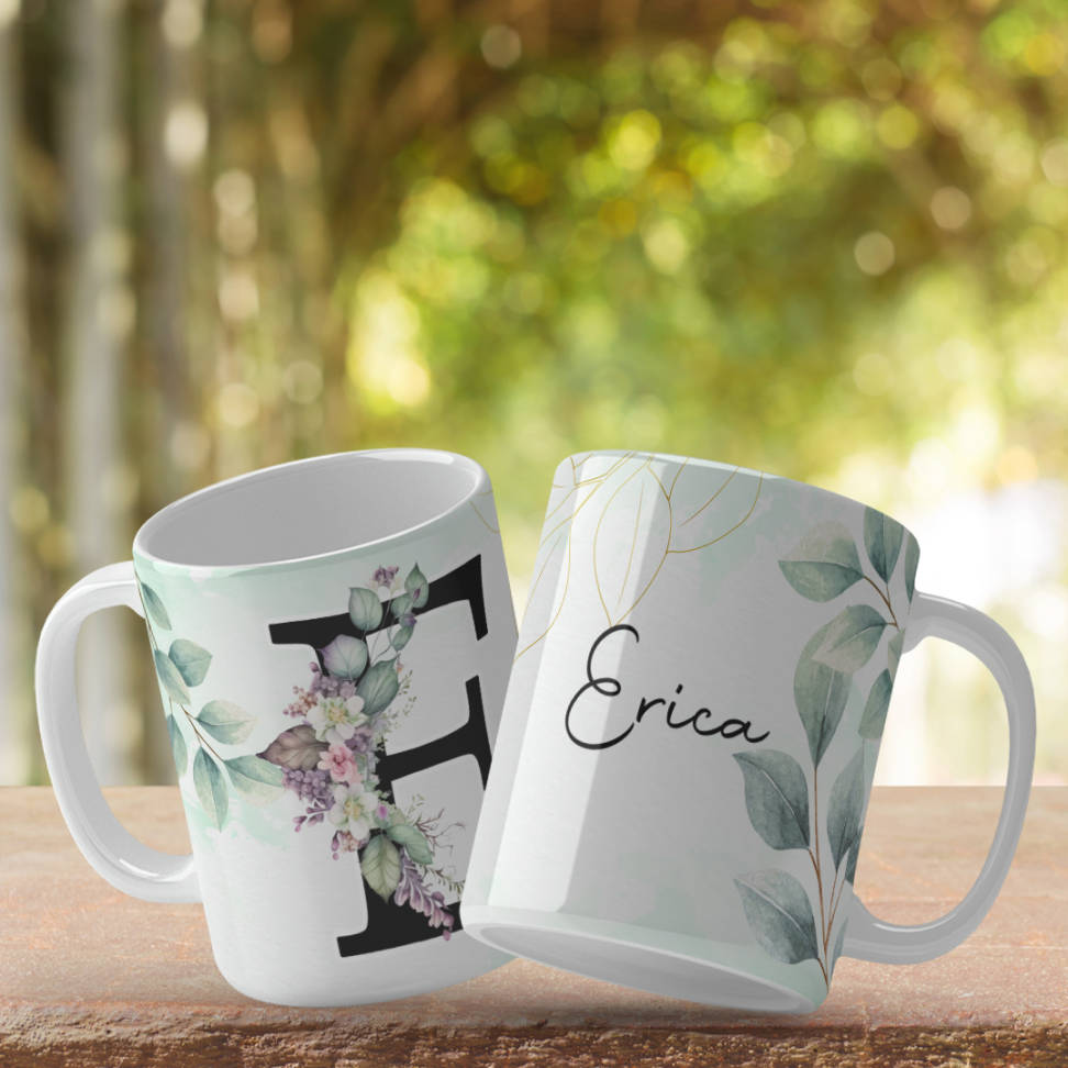 Caneca Inicial e nome - #5