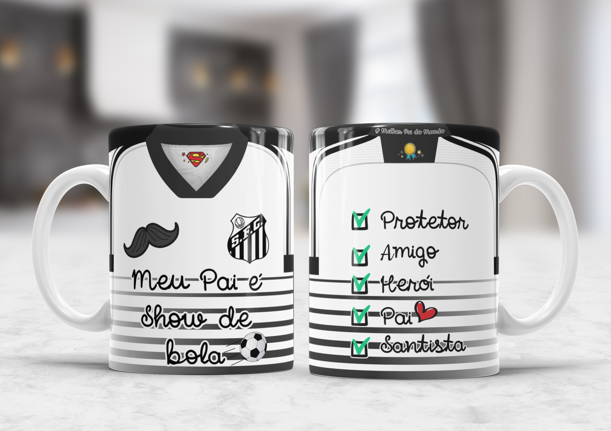 Caneca dia dos Pais - MEU PAI É SHOW DE BOLA - #17