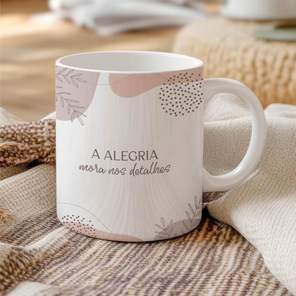 Caneca Positividade Frases - #12