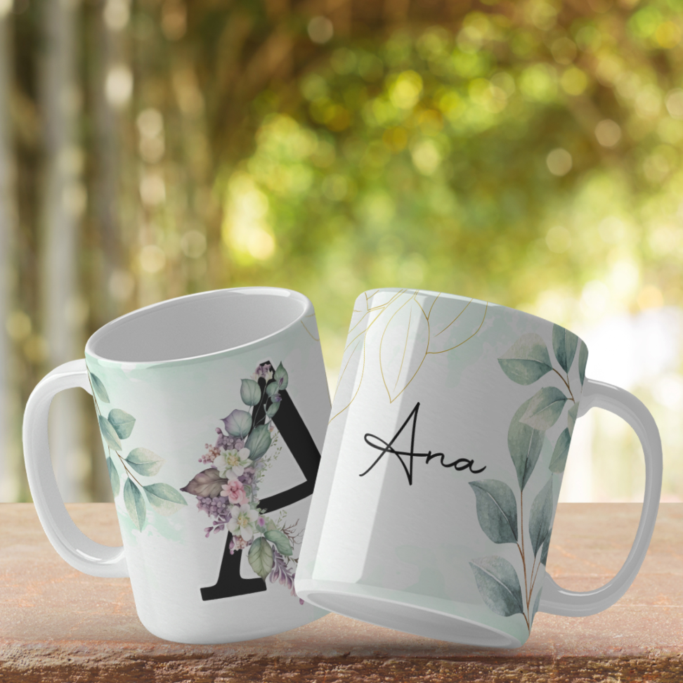 Caneca Inicial e nome - #26