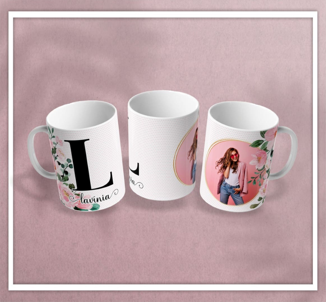 Caneca Inicial e nome - #5