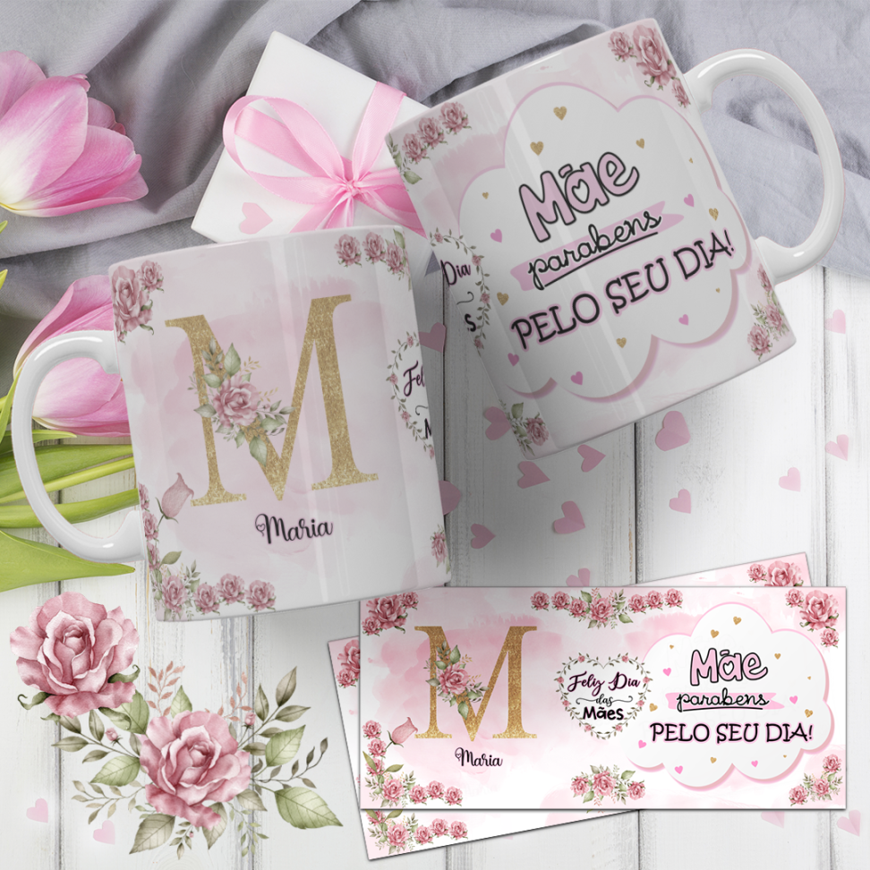 Caneca Alfabeto Mães (pack) - #15