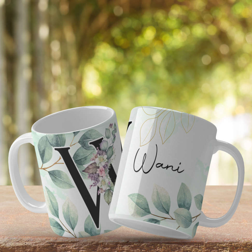 Caneca Inicial e nome - #12