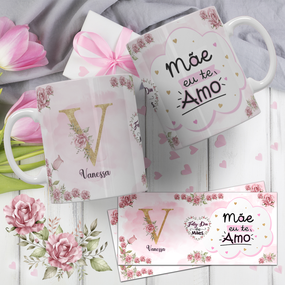 Caneca Alfabeto Mães (pack) - #4