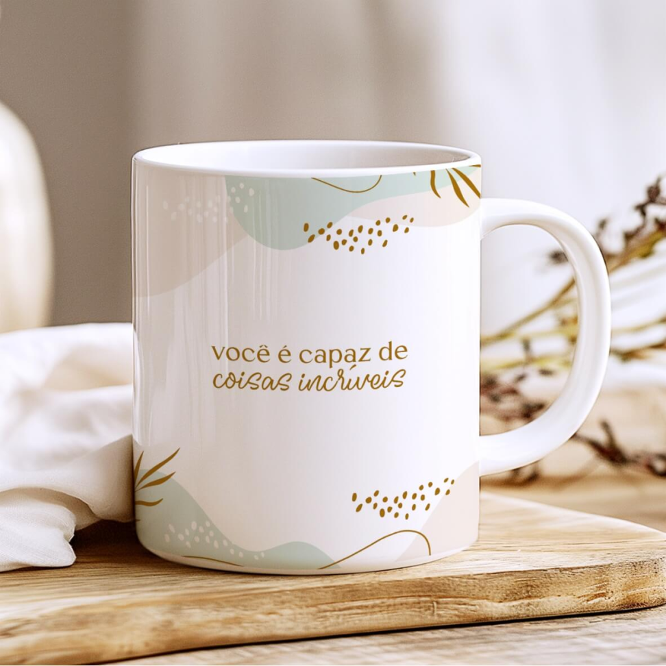 Caneca Positividade Frases - #17