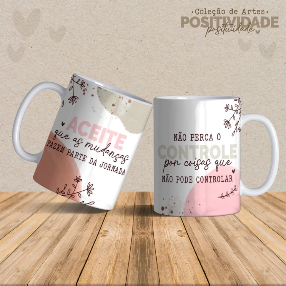 Caneca Positividade Frases - #15