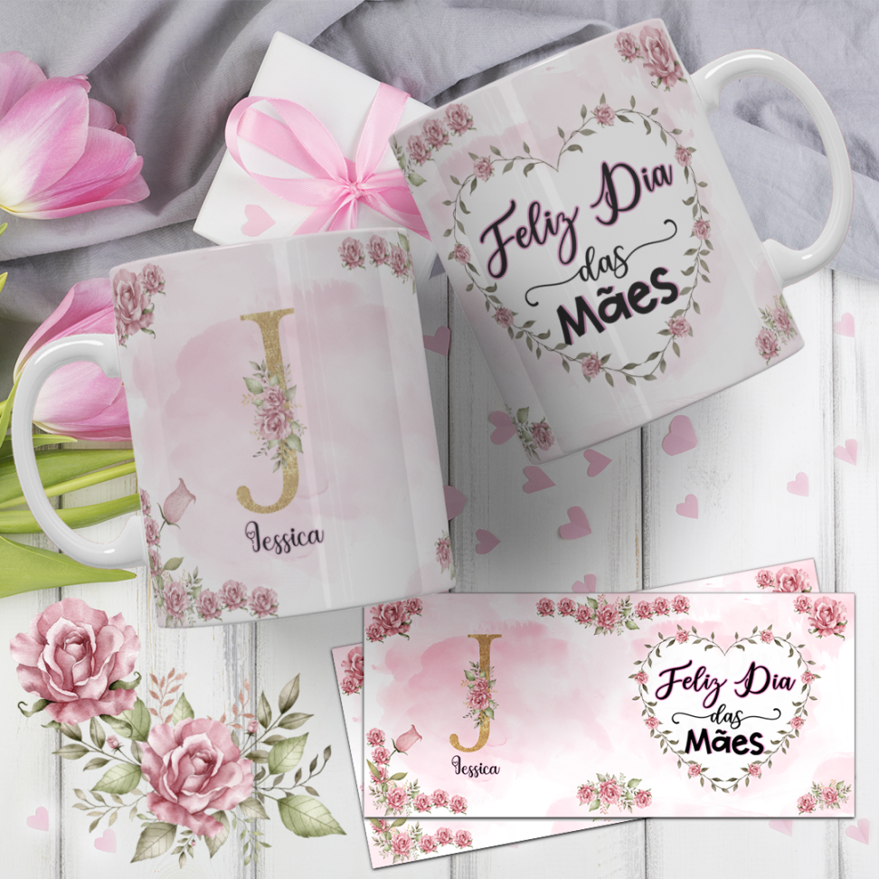 Caneca Alfabeto Mães (pack) - #18