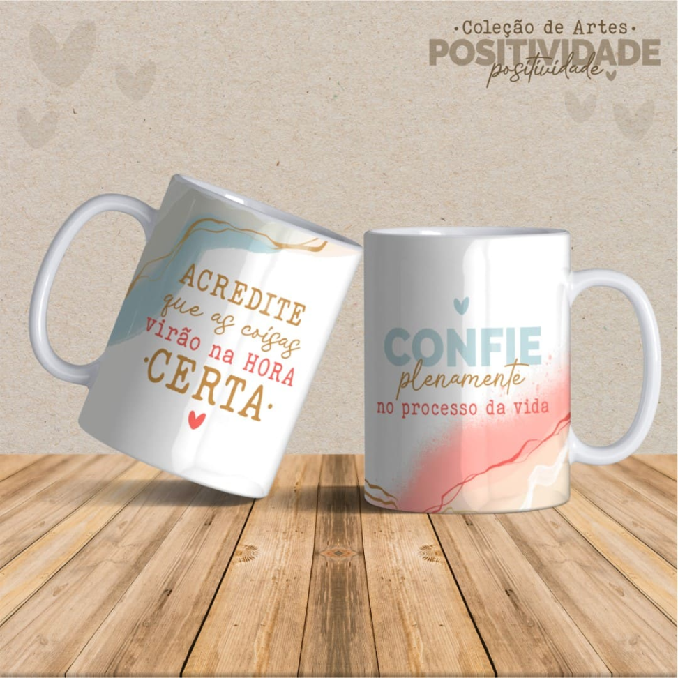 Caneca Positividade Frases - #10