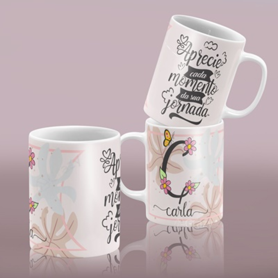 Caneca Alfabeto e frase - #3