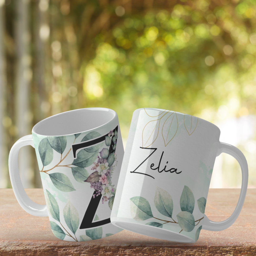 Caneca Inicial e nome - #8