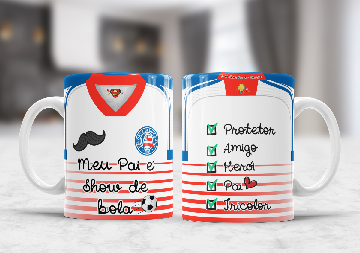 Caneca dia dos Pais - MEU PAI É SHOW DE BOLA - #8