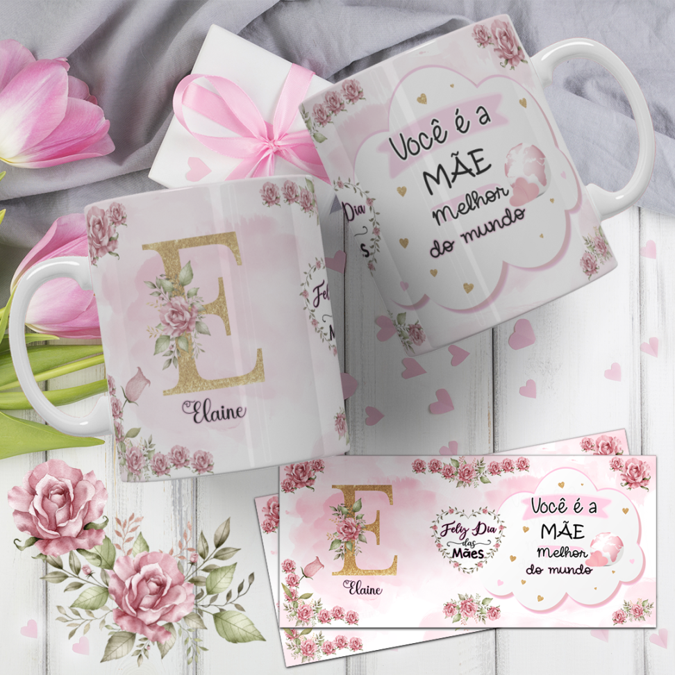 Caneca Alfabeto Mães (pack) - #13