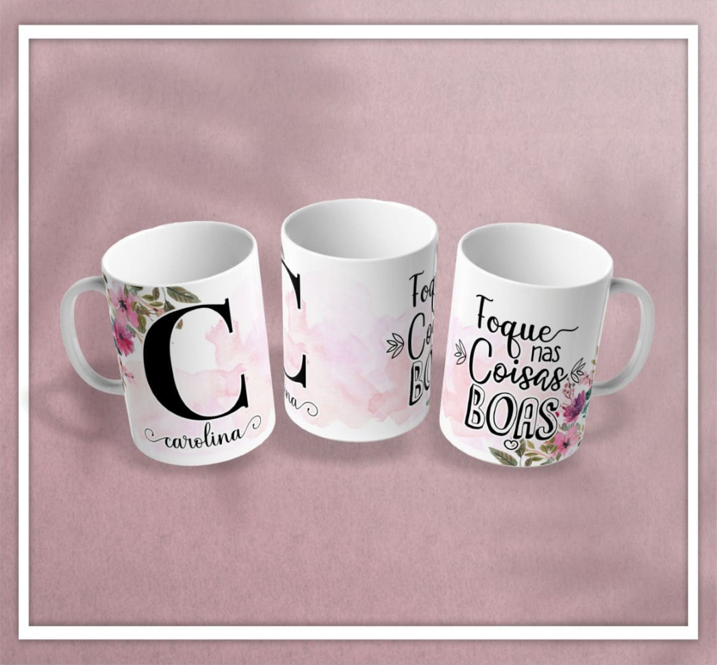 Caneca Inicial e nome - #16