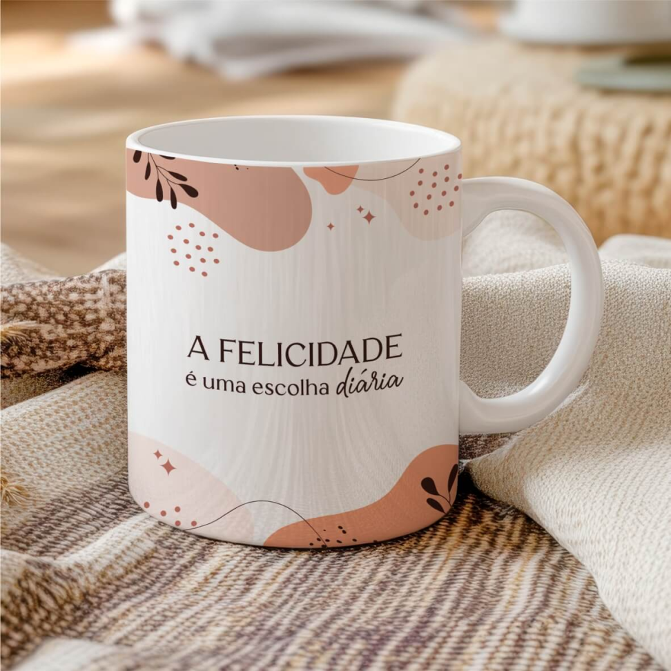 Caneca Positividade Frases - #6