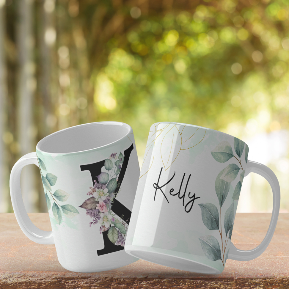 Caneca Inicial e nome - #24