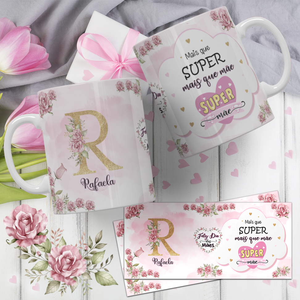 Caneca Alfabeto Mães (pack) - #7
