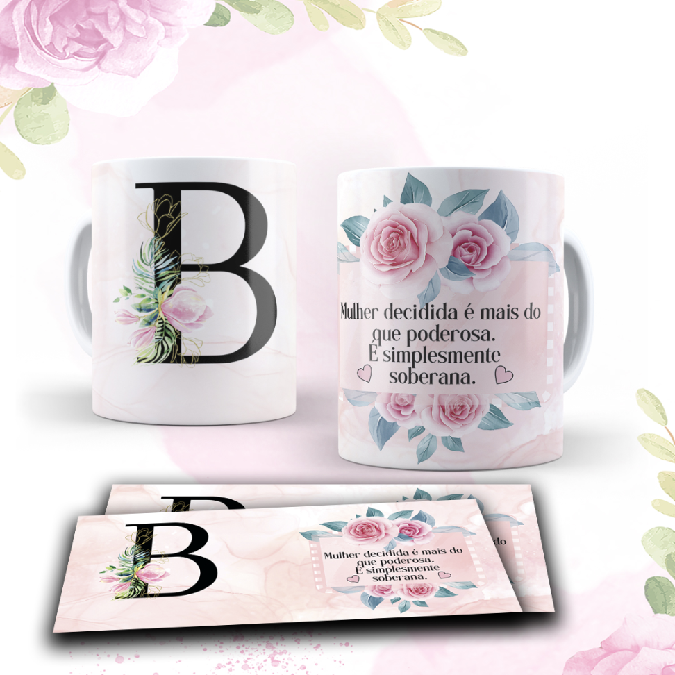 Caneca Alfabeto e frase - #2