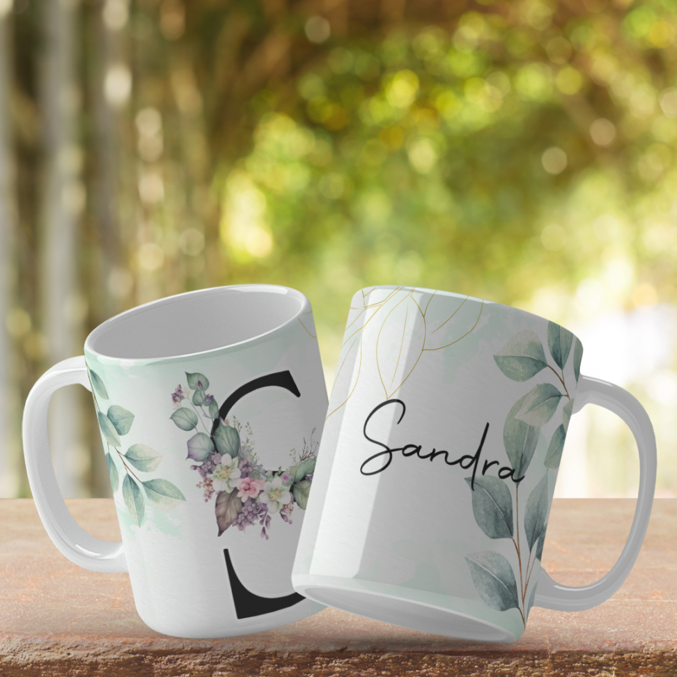 Caneca Inicial e nome - #16