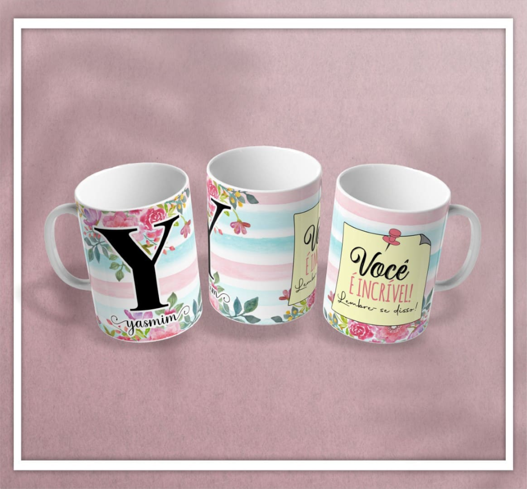 Caneca Inicial e nome - #4