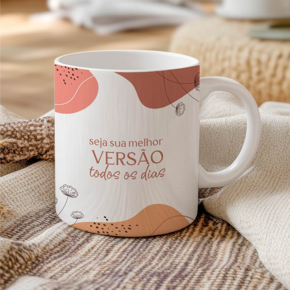 Caneca Positividade Frases - #8