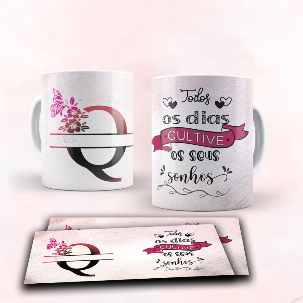 Caneca Alfabeto e frase - #10
