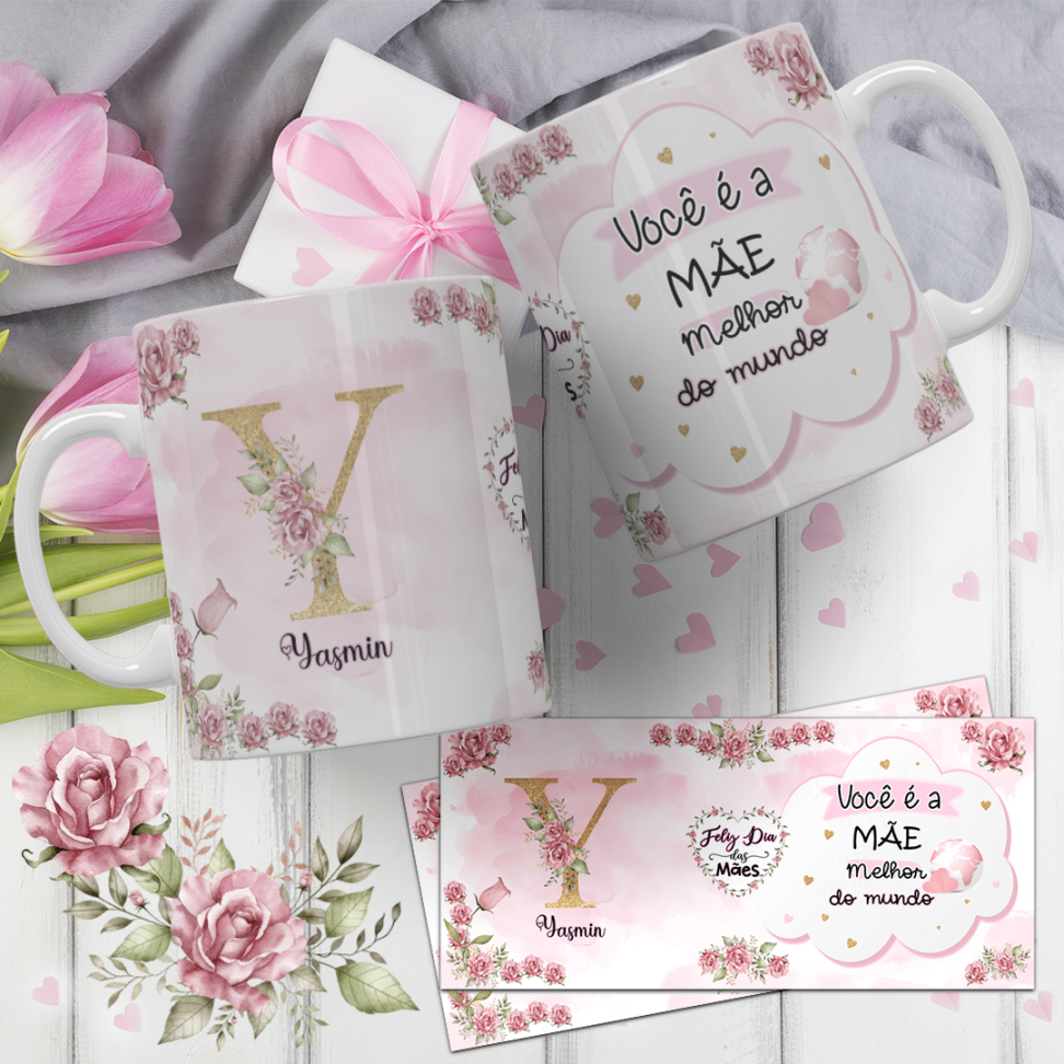 Caneca Alfabeto Mães (pack) - #6