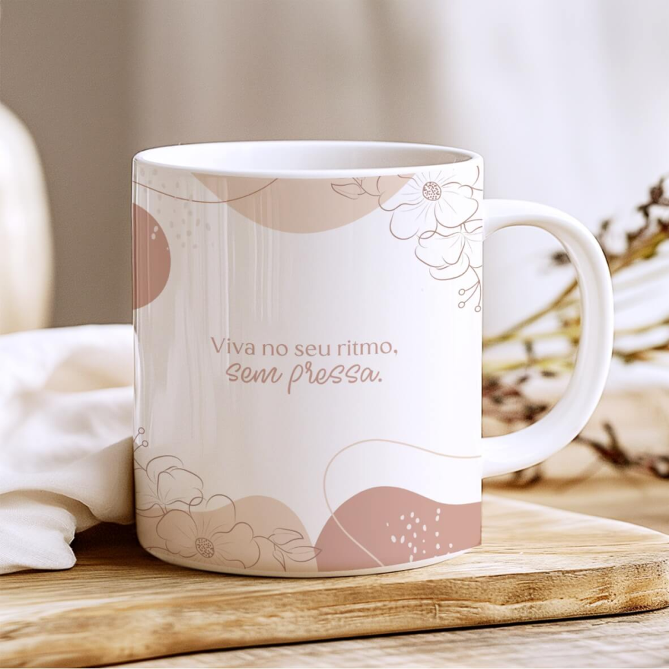 Caneca Positividade Frases - #11