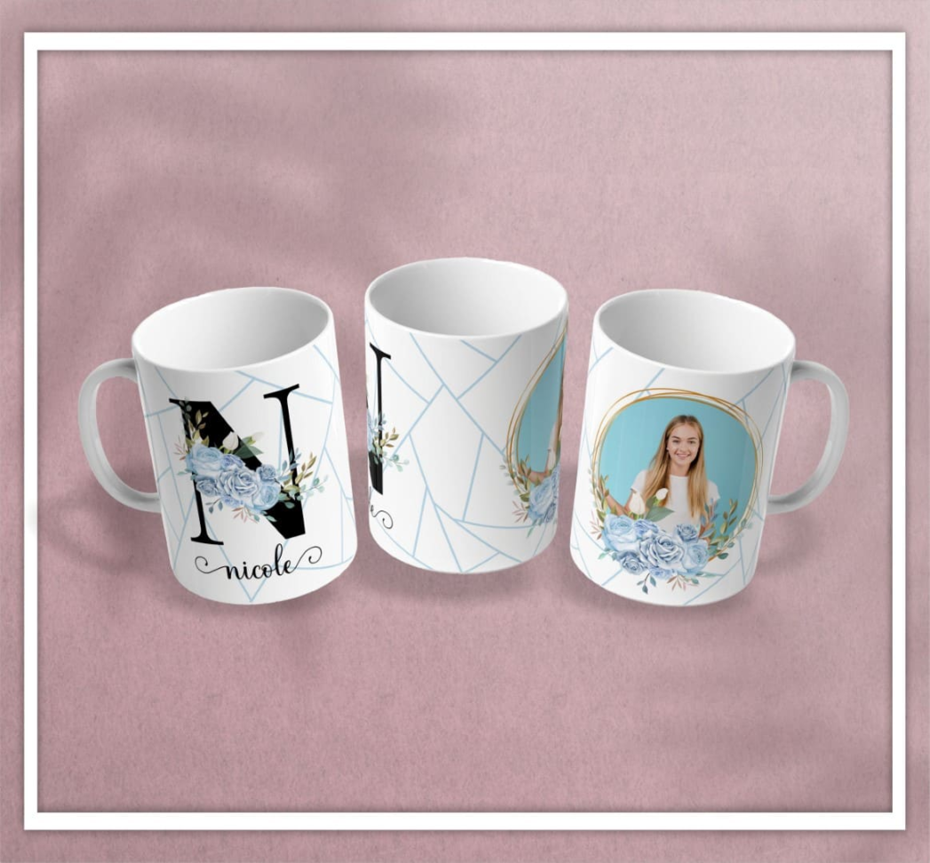 Caneca Inicial e nome - #7