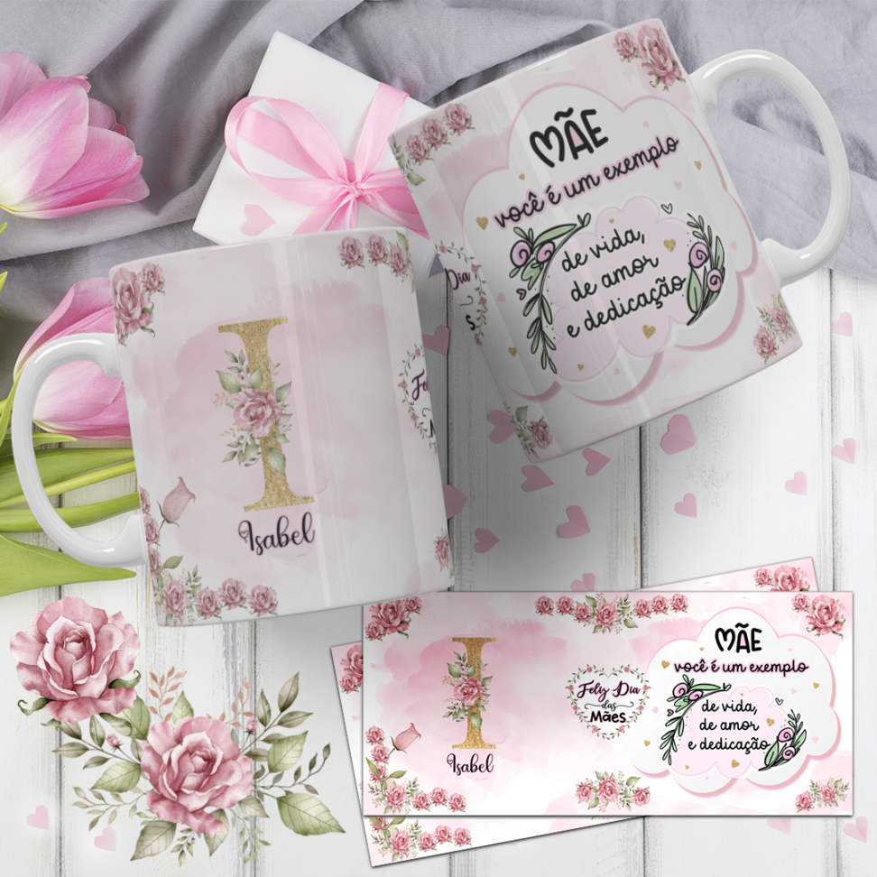 Caneca Alfabeto Mães (pack) - #23