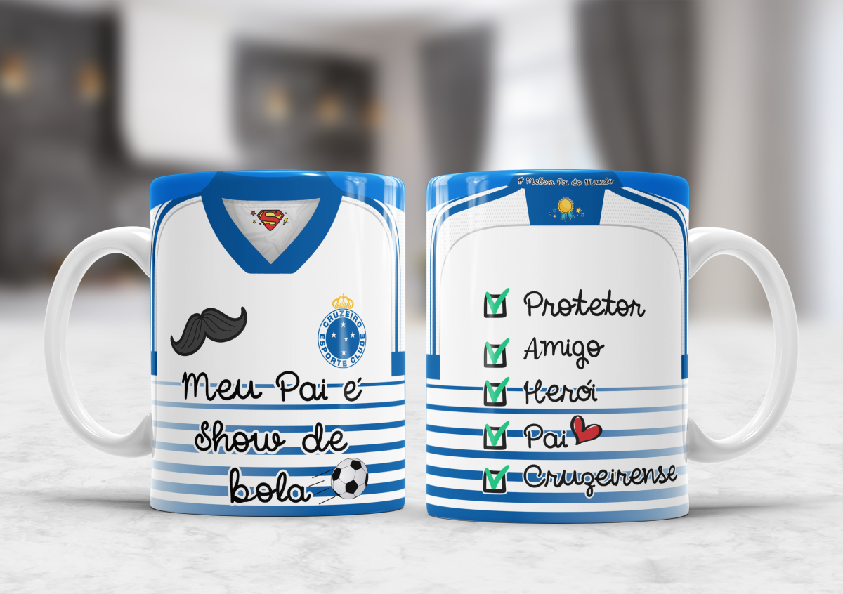 Caneca dia dos Pais - MEU PAI É SHOW DE BOLA - #12