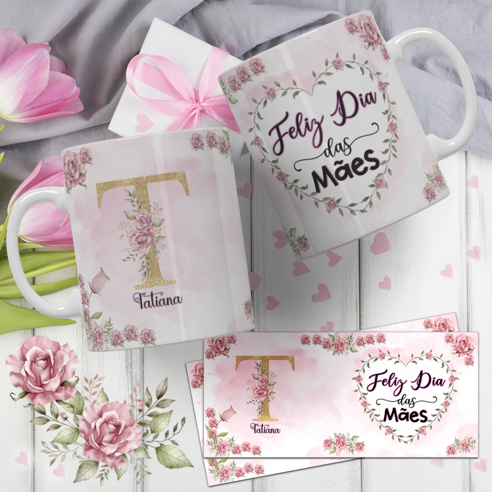 Caneca Alfabeto Mães (pack) - #24