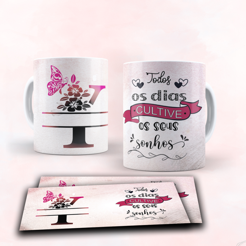 Caneca Alfabeto e frase - #2
