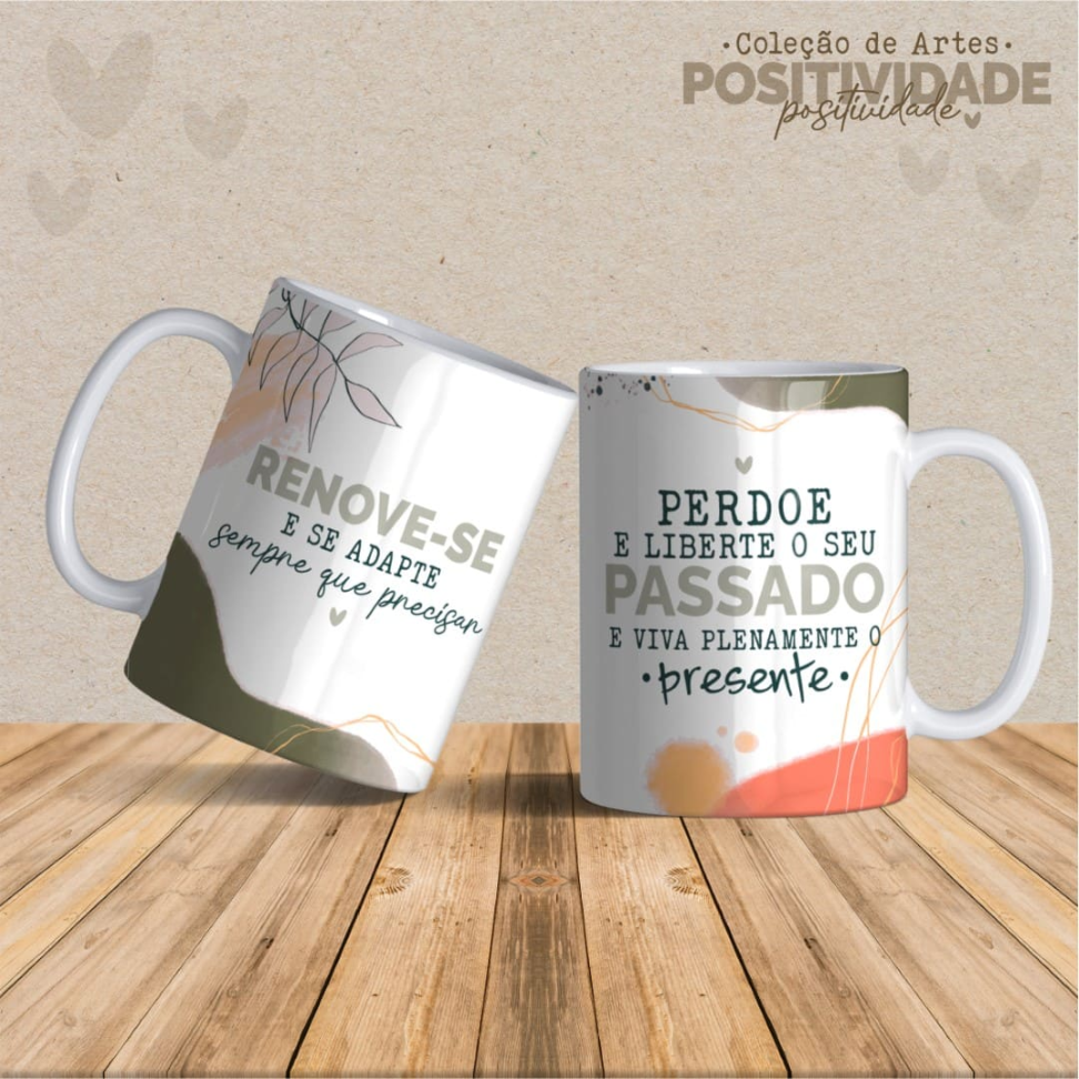Caneca Positividade Frases - #5