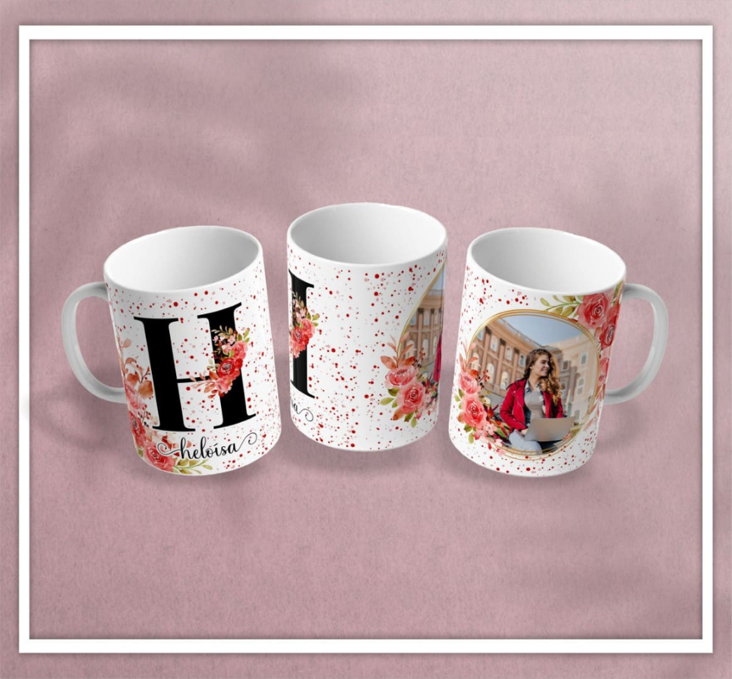 Caneca Inicial e nome - #21