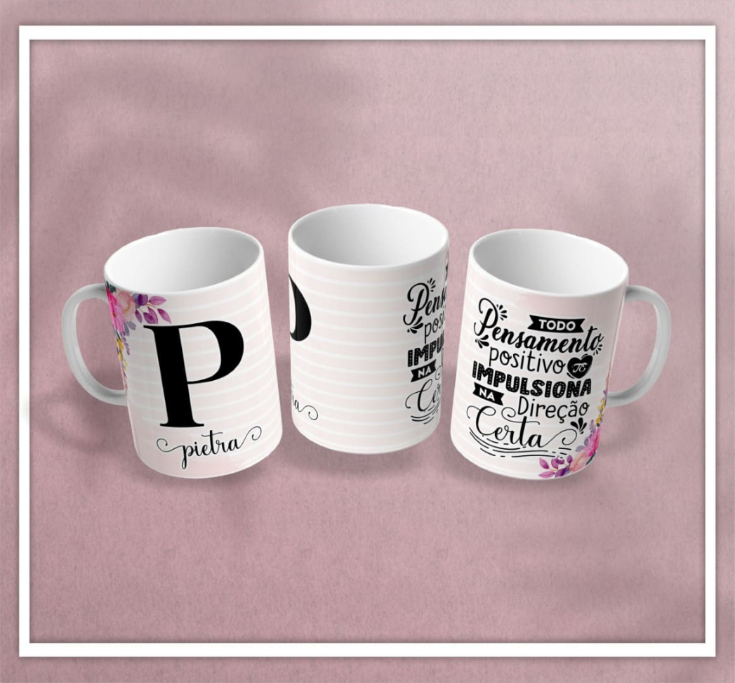 Caneca Inicial e nome - #9