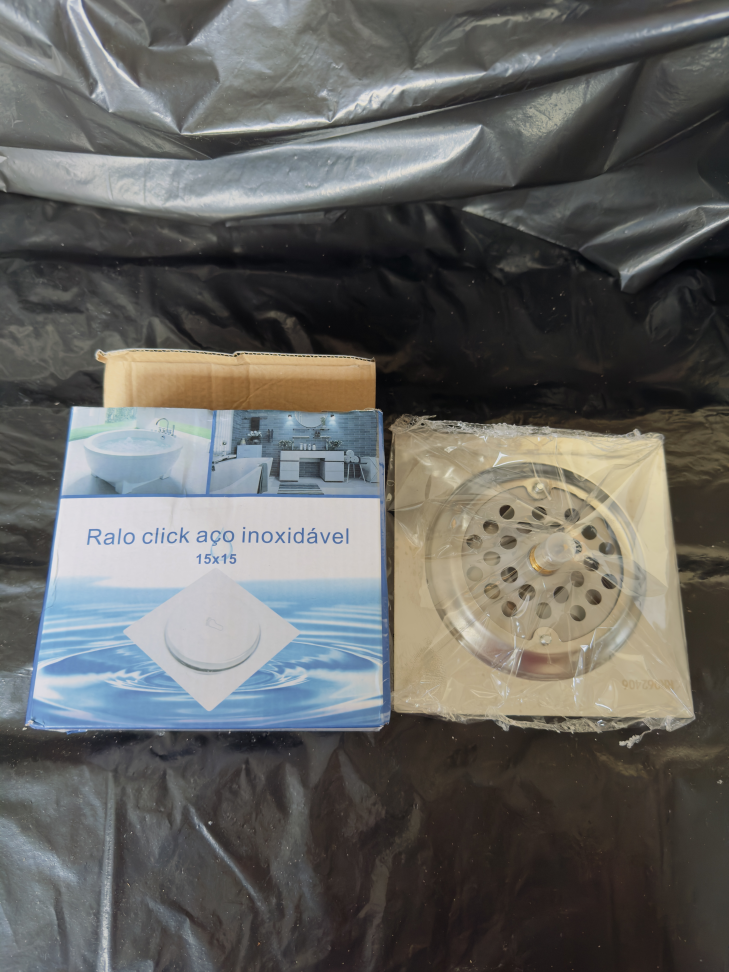 Ralo Click Inteligente Para Banheiro 15cm Aço Inox - #7