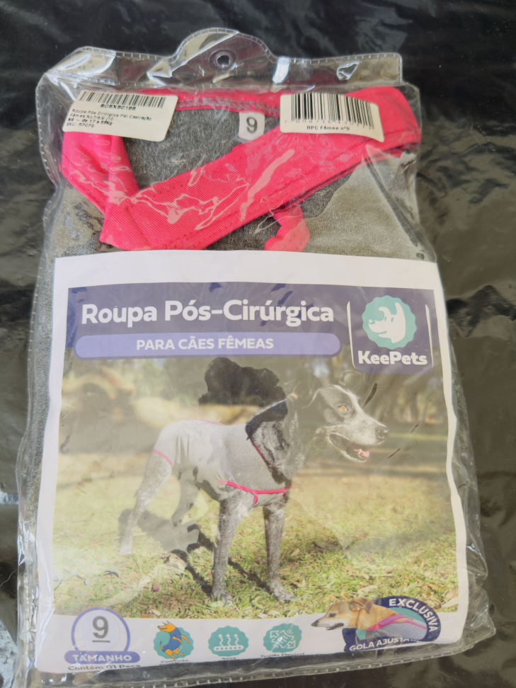Roupa Pós Cirúrgica Pet Castração Fêmea Nº 9 KeePets