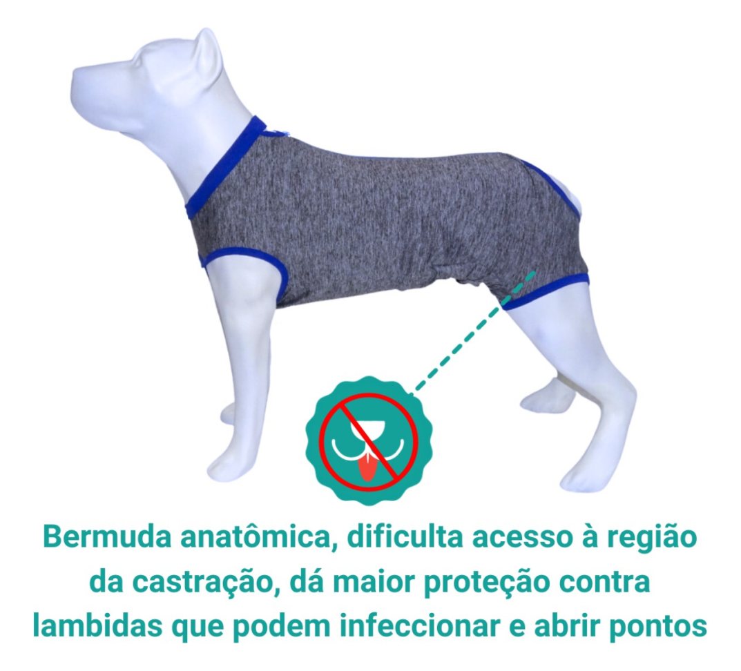 Roupa Pós Cirúrgica Pet Castração Macho Nº 3 KeePets - #6