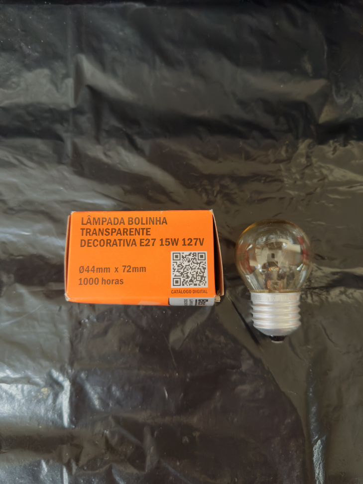 Lâmpada Bolinha 15w E27 Transparente Bestfer
