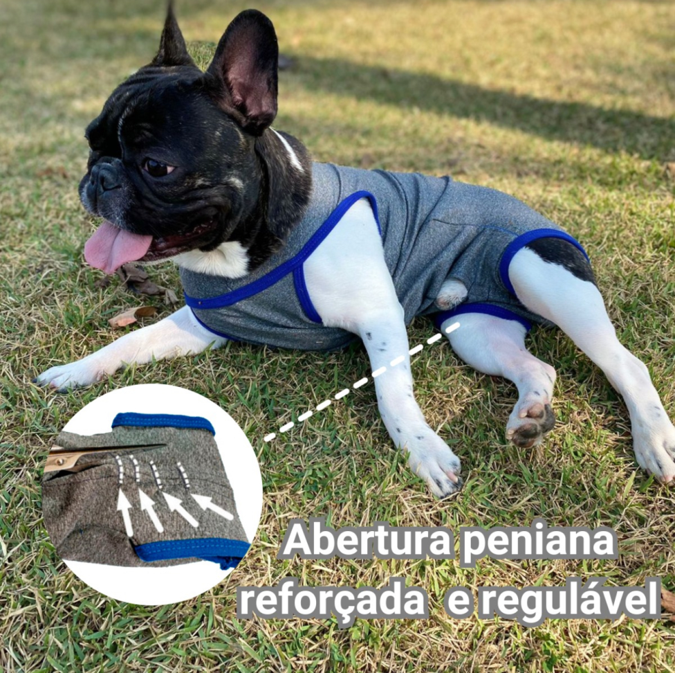 Roupa Pós Cirúrgica Pet Castração Macho Nº 3 KeePets - #9