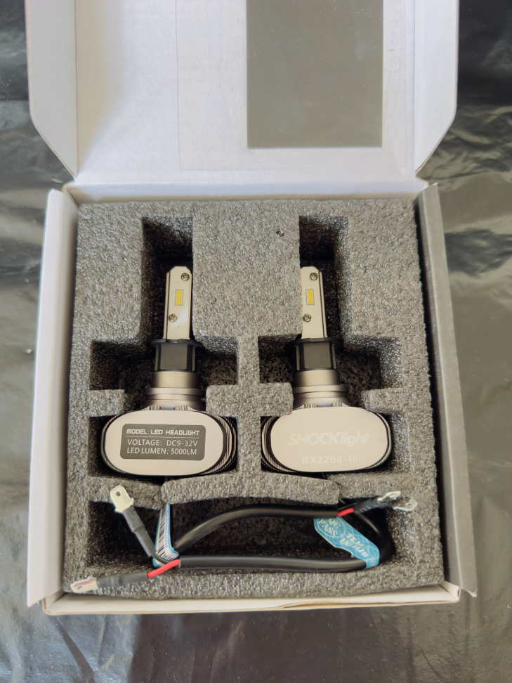 Ultra Led Shocklight Titanium 10000 Lúmens 6000k Encaixe H3