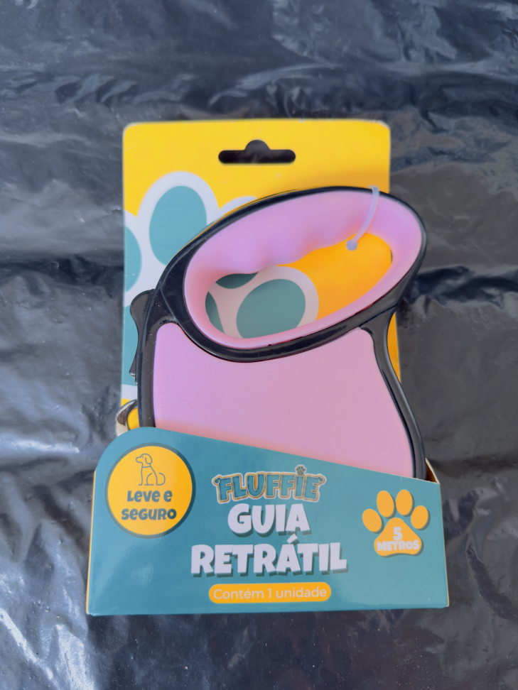 ￼Guia Retratil 5 Metros Coleira Para Passeio de Cães até 20 kg - #1