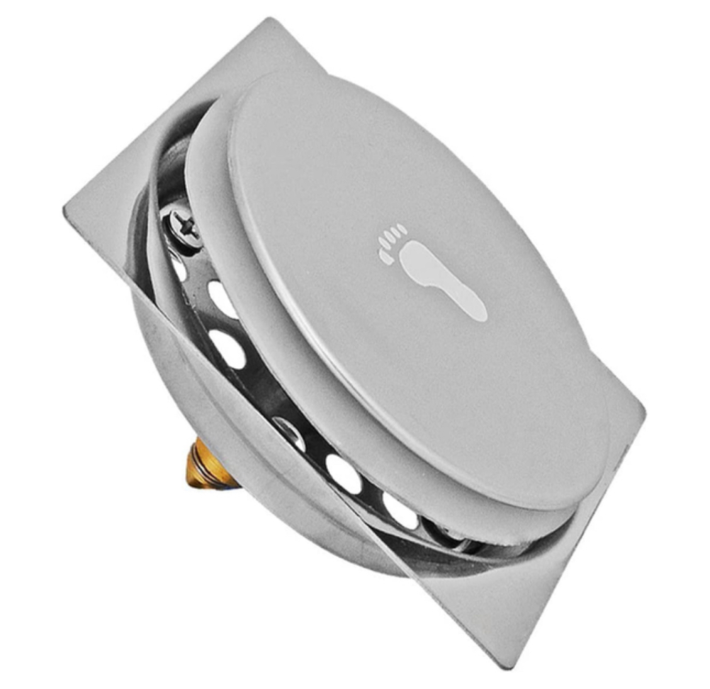 Ralo Click Inteligente Para Banheiro 15cm Aço Inox