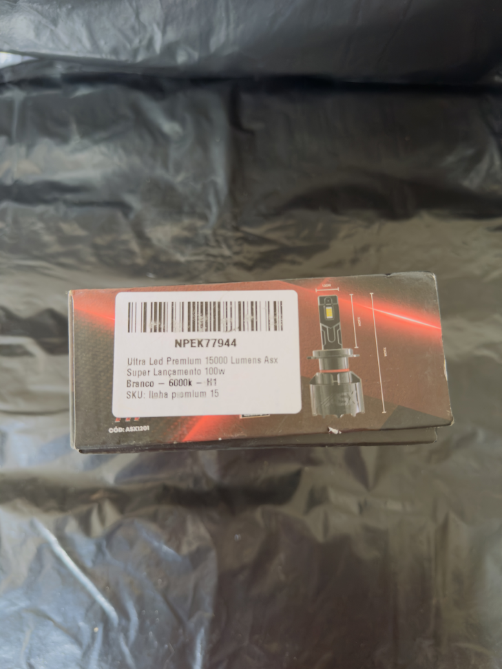 Lâmpada Farol Led Premium Asx 15000 Lumens 6000k 100w Bivolt H1