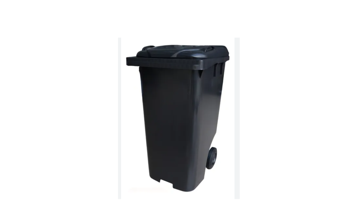 LIXEIRA COLETOR PLÁSTICO 240L COM RODAS DE 200mm