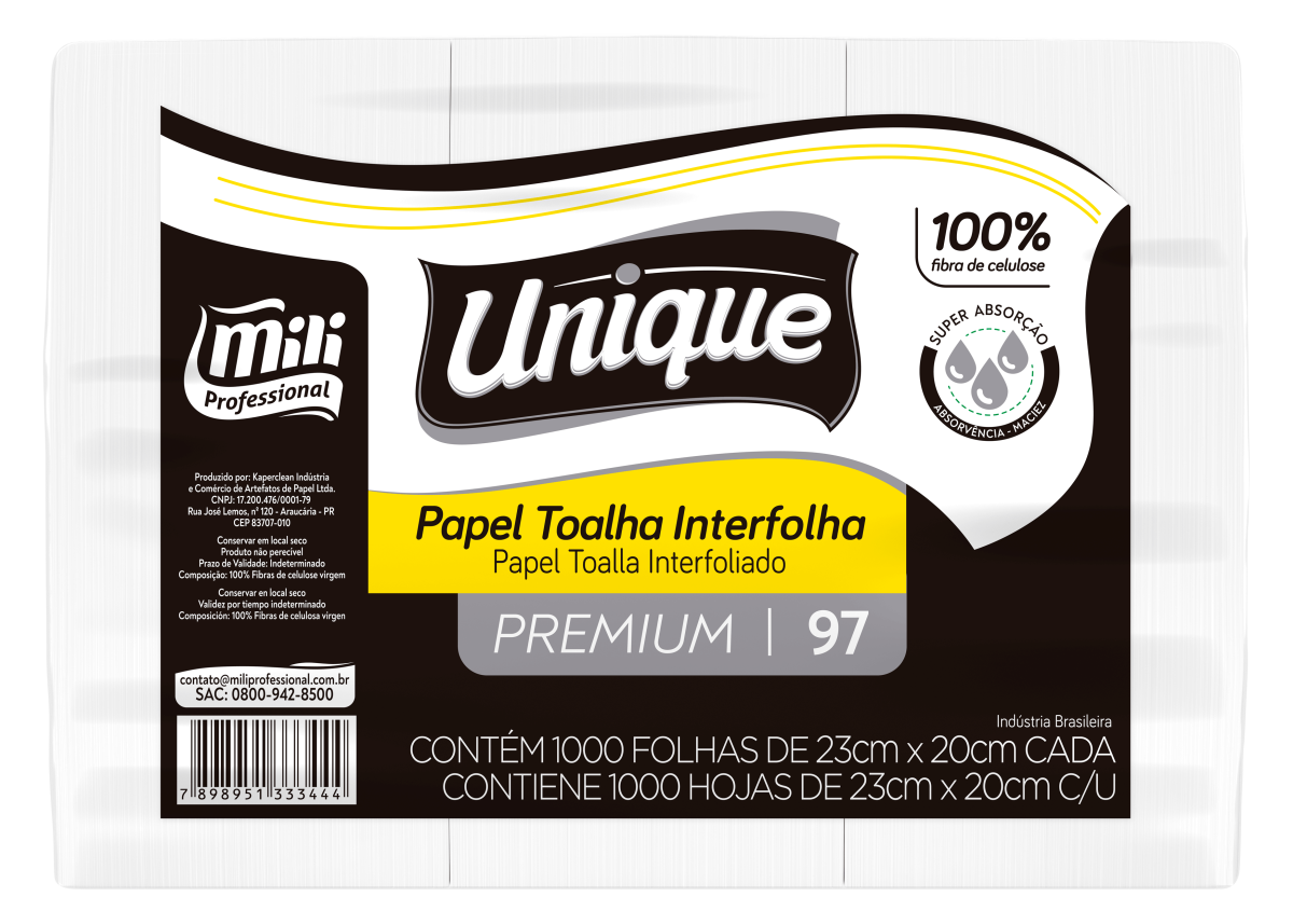 PAPEL TOALHA INTERFOLHA PREMIUM 100% CELULOSE