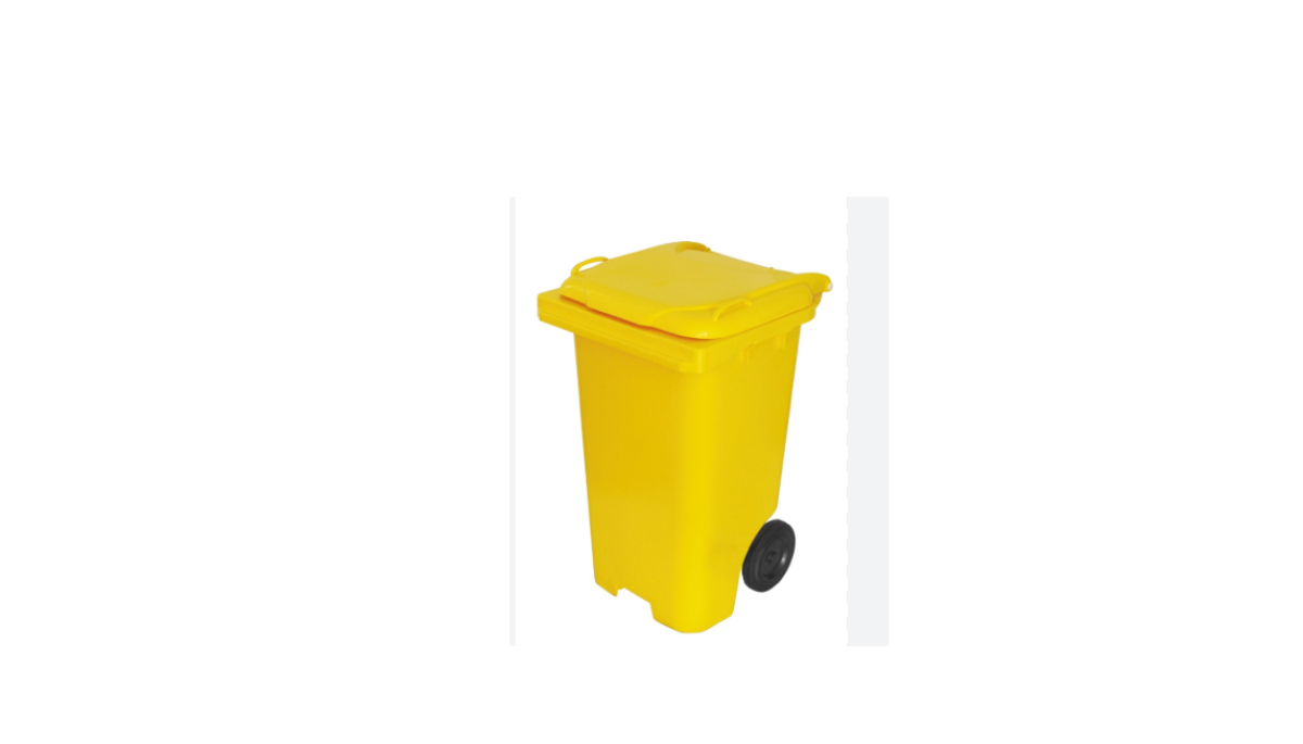 LIXEIRA COLETOR PLÁSTICO 240L COM RODAS DE 200mm - #5