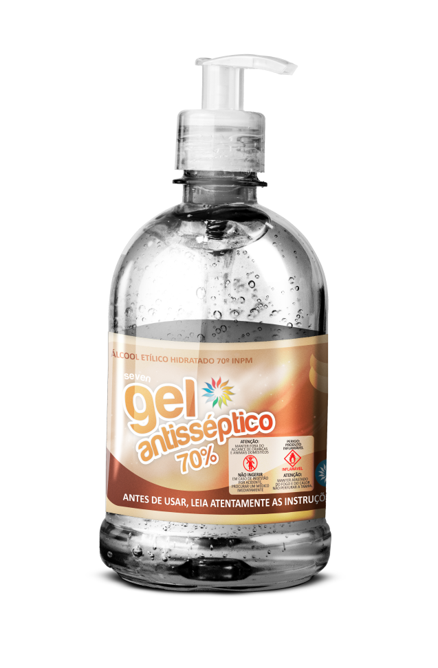 SEVEN ALCOOL GEL ANTISSÉPTICO 70%