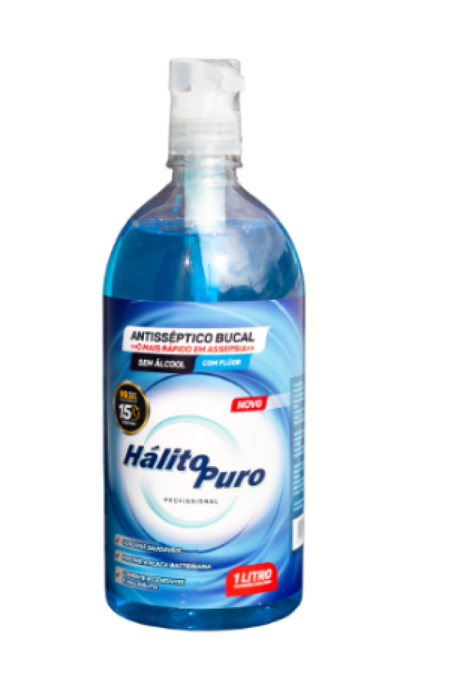 ANTISSÉPTICO BUCAL PUMP HALITO PURO 1 LITRO